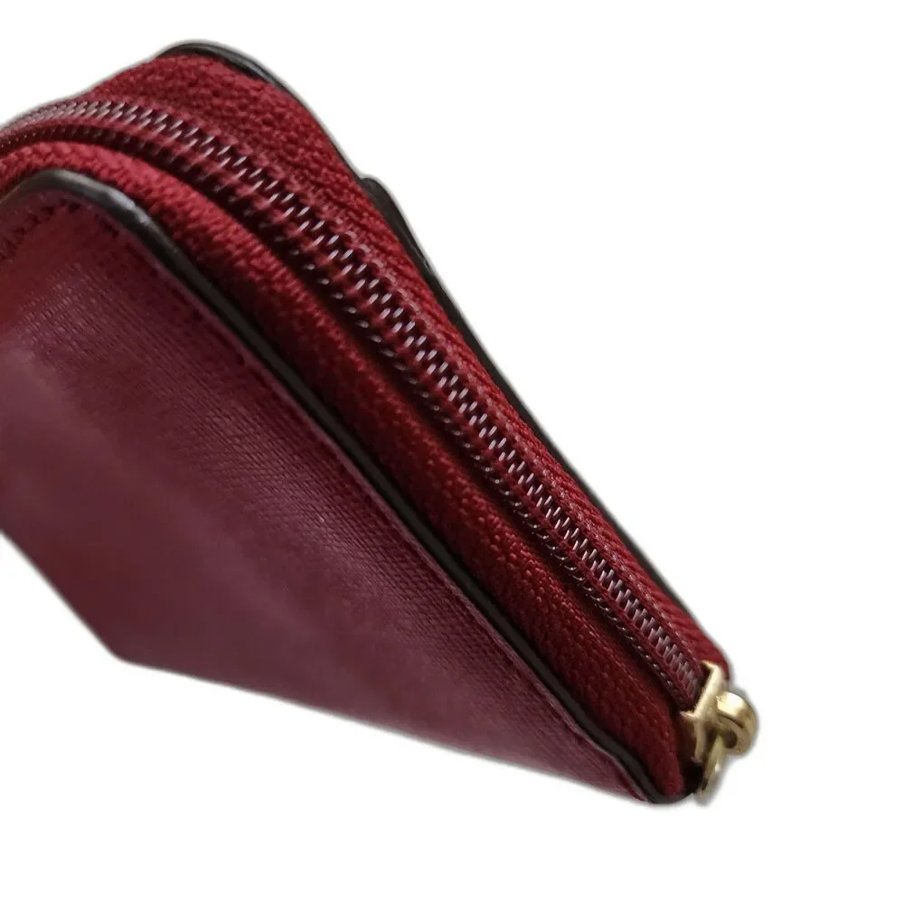 Coach Vintage Red Leather Wallet - Picture 7 of 8